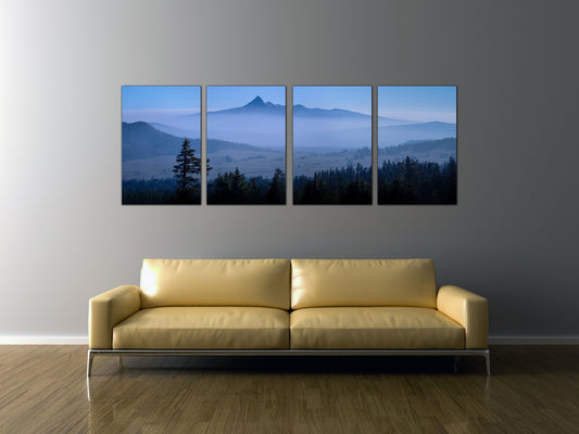 Four-Panel Crater Lake Metal Prints
